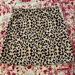 Boutique Cheetah print skirt